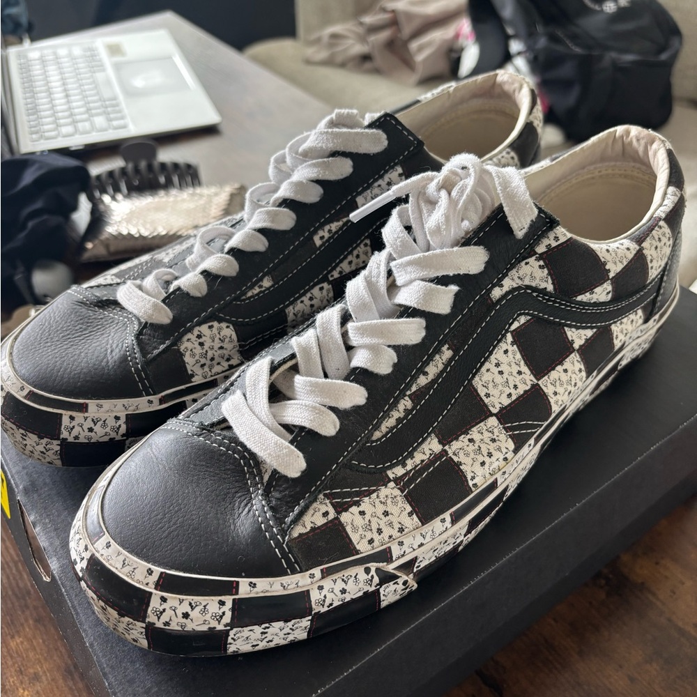 Men’s Vans Black and White Checkered